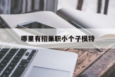河池哪里有招兼职小个子模特(哪里有招兼职小个子模特的)