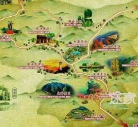 河池景点地图(长沙景点地图)